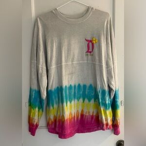 Disney Parks Disneyland Spirit Jersey Rainbow Tie Dye Pineapple Size Medium